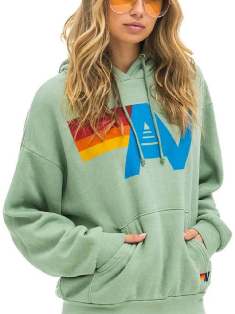 Sage Green Aviator Nation Hoodie and Sweat Pants